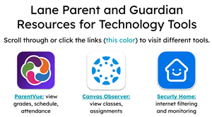 Lane Parent and Guardian Resources for Technology Tools